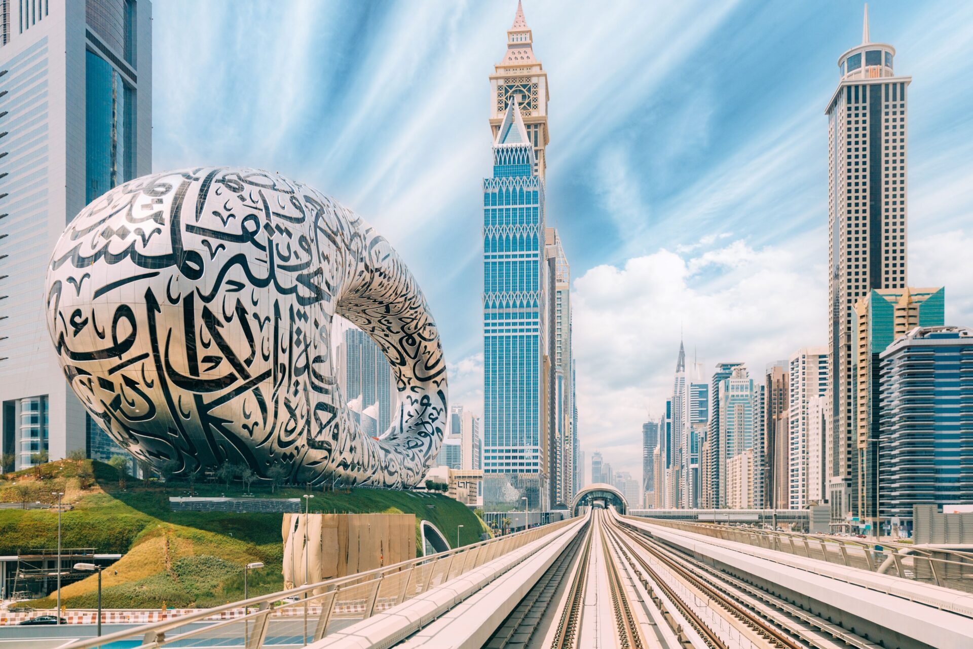 Dubai Museum of the Future and Sheikh Zayed Road business district, where enterprises are adopting agentic AI