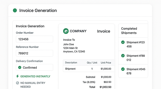 illustration of Automated Invoicing