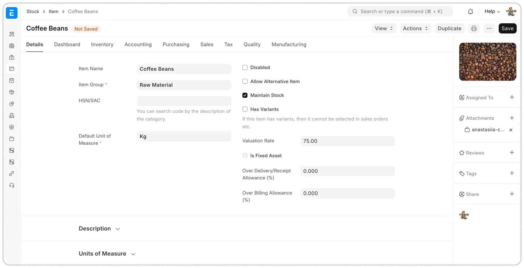 CRM Dashboard Preview
