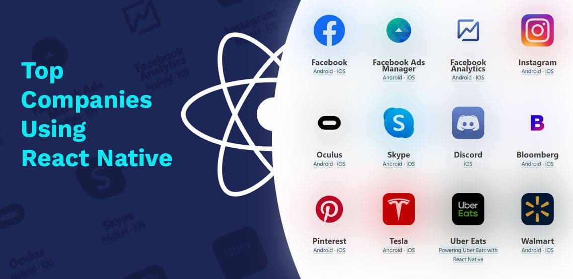 Companies using React native