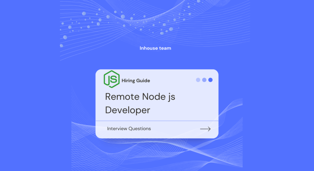 Node JS Developers in India
