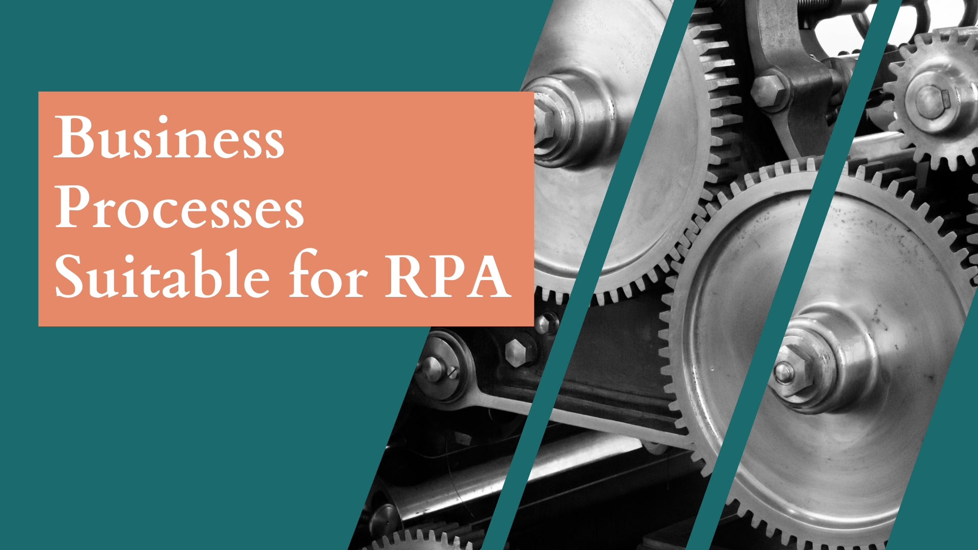 Business Processes Suitable for RPA